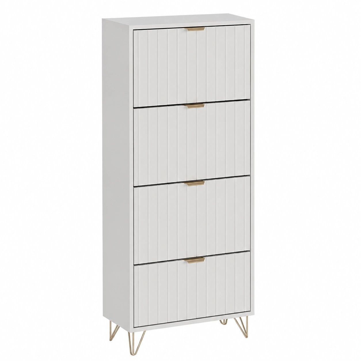 Armoire, avec rangement, 60 x 166,7 cm, coloris blanc, pour la chambre