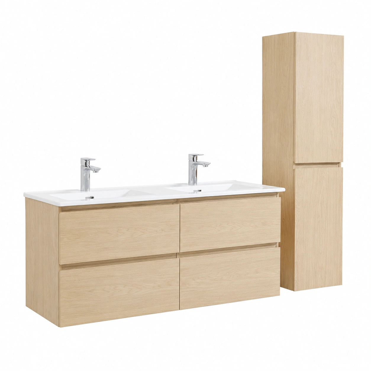 Ensemble de meubles de salle de bain, en chêne, pour la salle de bain