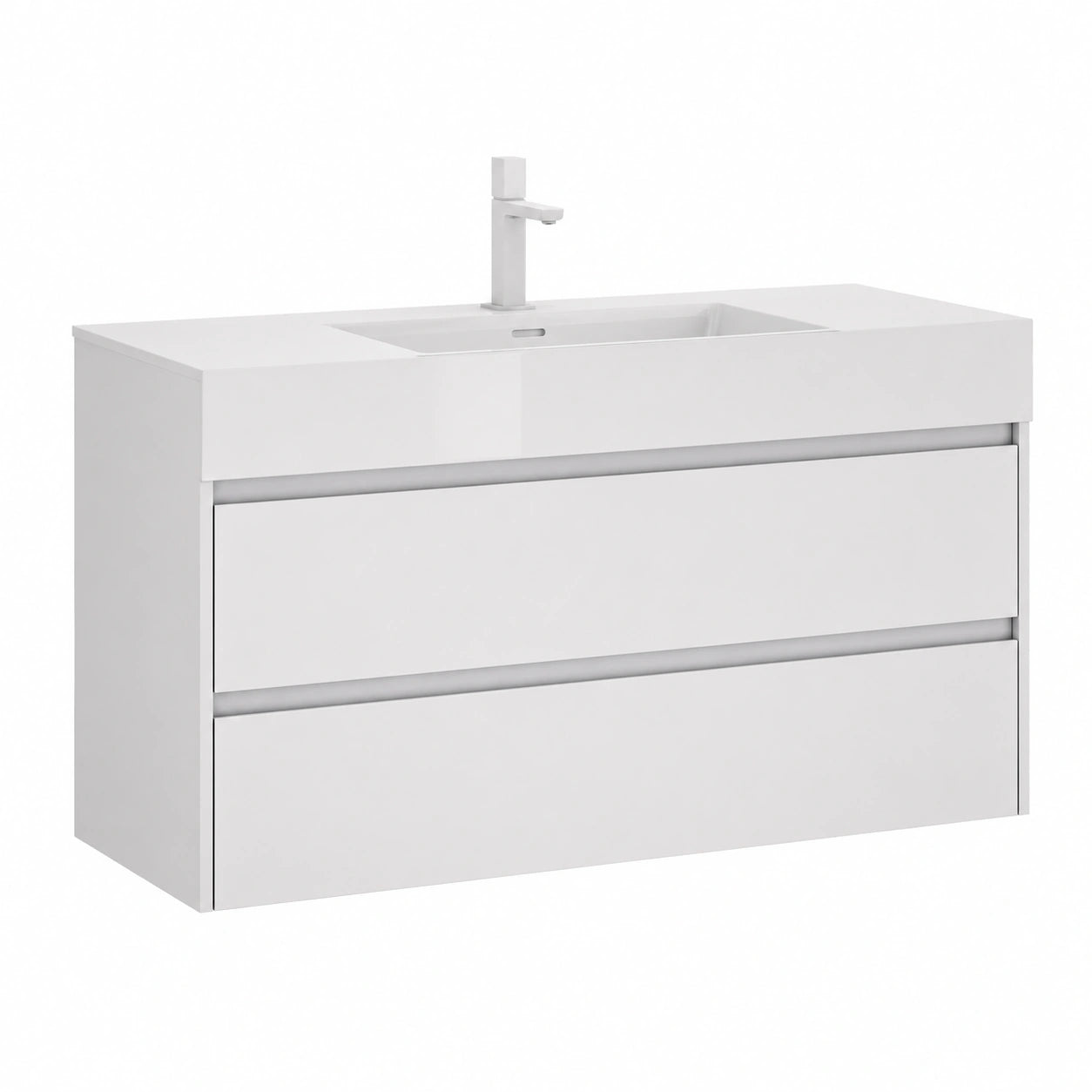 Ensemble de meubles de salle de bain, 2 pièces, 120 x 48 x 50 cm, pour la salle de bain